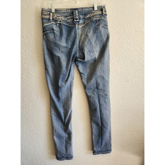 Classic Blue Sexy LightWash Straight Leg Denim Jeans 11 - Picture 4 of 11